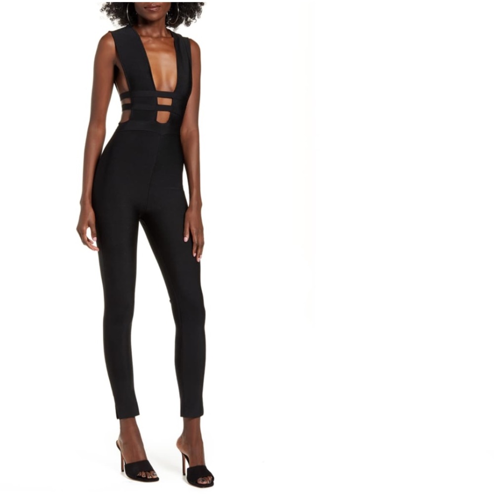 TIGER MIST Marilyn cutout jumpsuit